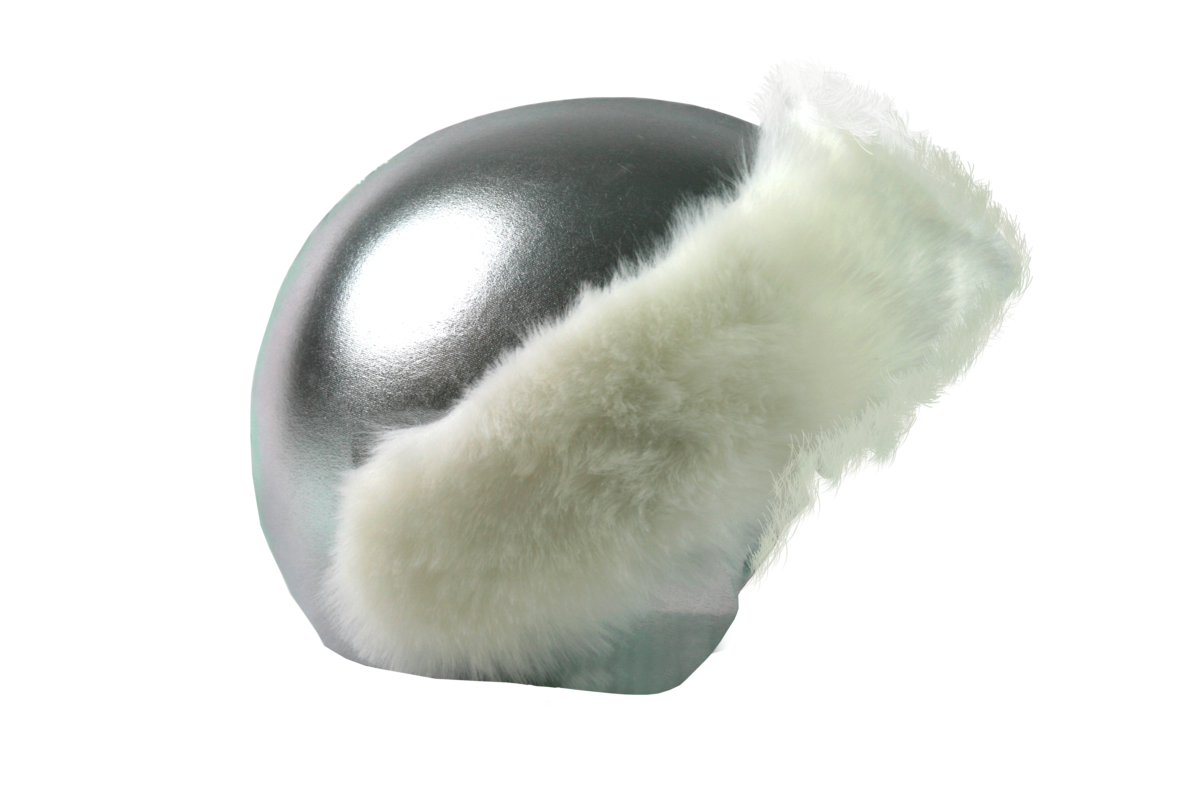 

E004 Silver нашлемник, Серебристый, Silver