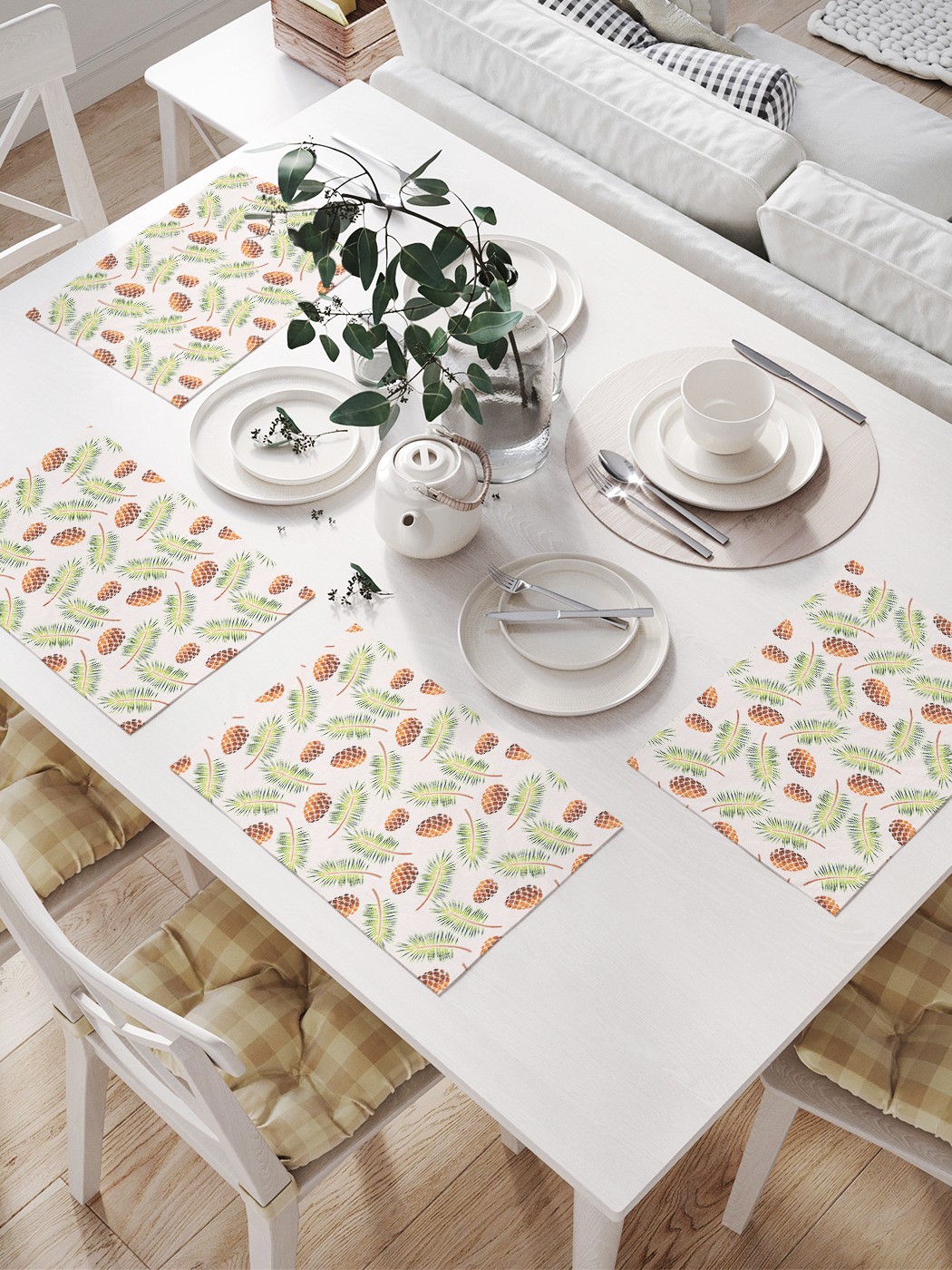 

np_76000 МУЛЬТИ Комплект салфеток с фотопринтом 46x32 см 4 шт.