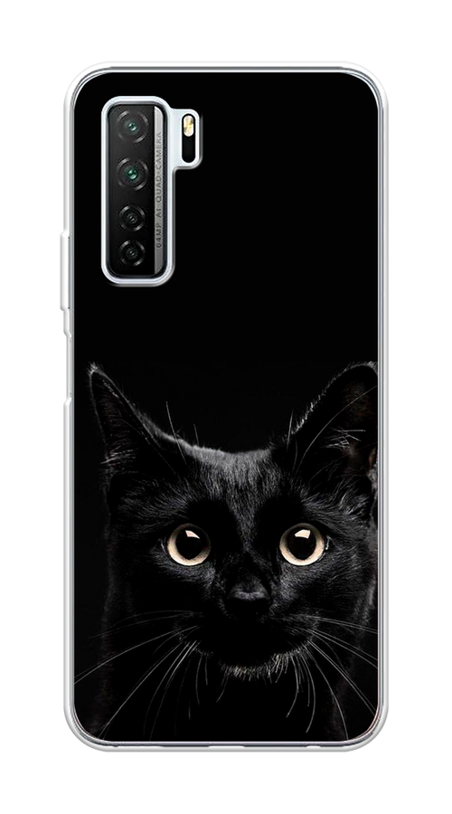 

Чехол Awog на Honor 30S (Global) "Добрый кот", Черный, 6102850-1