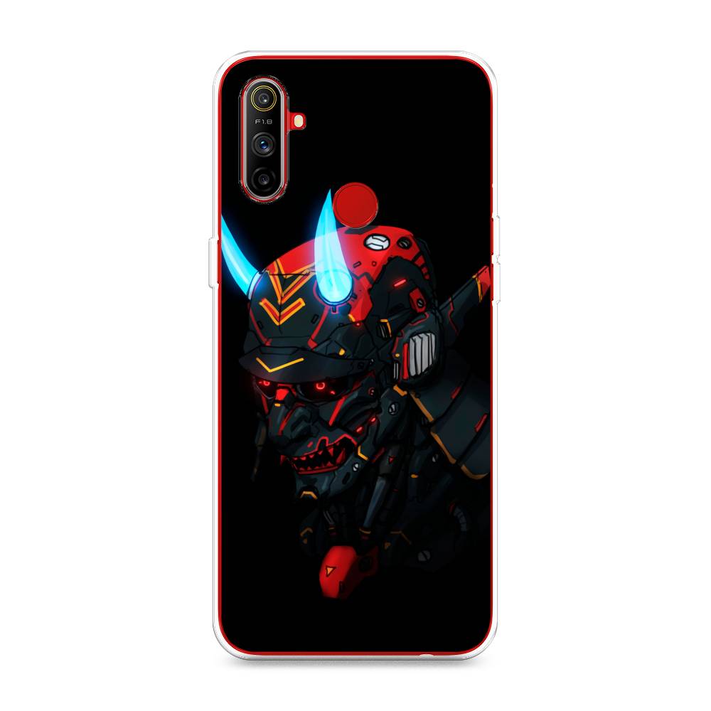 

Чехол Awog на Realme C3 "Неоновый самурай", Разноцветный, 253050-6