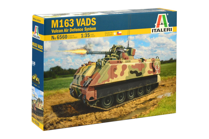 фото Сборная модель italeri 1/35 зенитная самоходная установка m163 6560