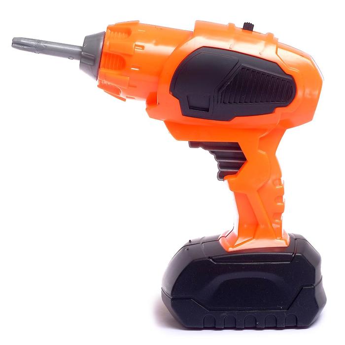 

Шуруповерт детский Woow Toys Умелец Я, на батарейках, Оранжевый
