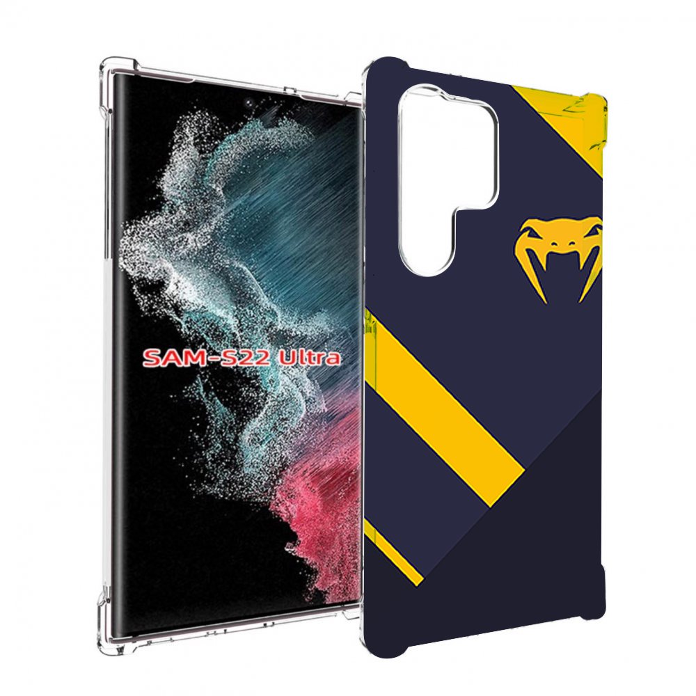 

Чехол MyPads venum мужской для Samsung Galaxy S23 Ultra, Прозрачный, Tocco