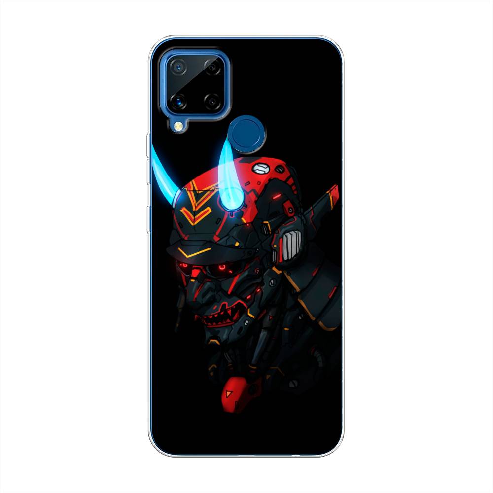 

Чехол Awog на Realme C15 "Неоновый самурай", Разноцветный, 255050-6