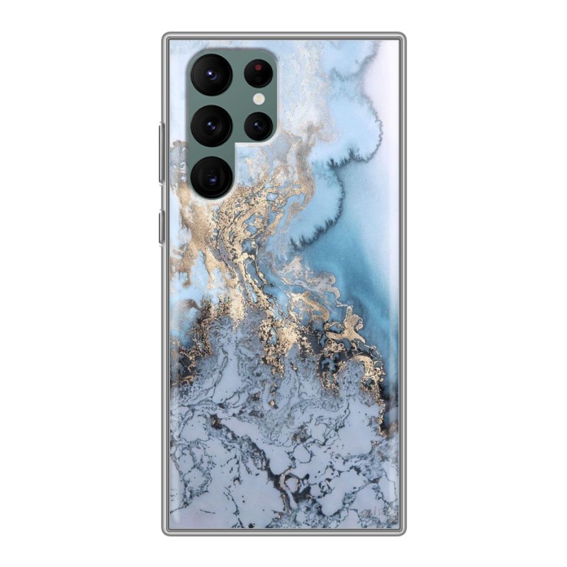 фото Чехол для samsung galaxy s22 ultra с рисунком и защитой камеры 100gadgets