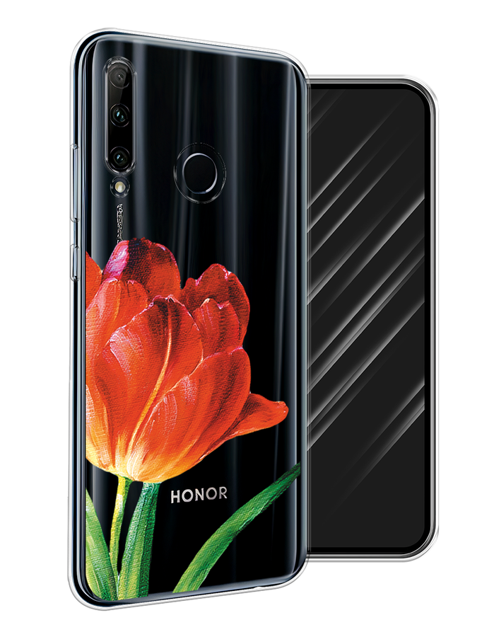 

Чехол Awog на Huawei P Smart Plus 2019 "Доброе утро", Синий;белый;черный, 69250-2