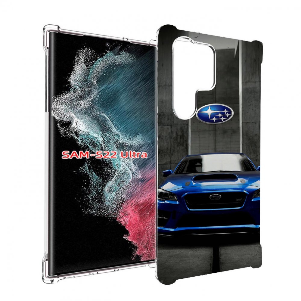 

Чехол MyPads subaru 1 мужской для Samsung Galaxy S23 Ultra, Прозрачный, Tocco