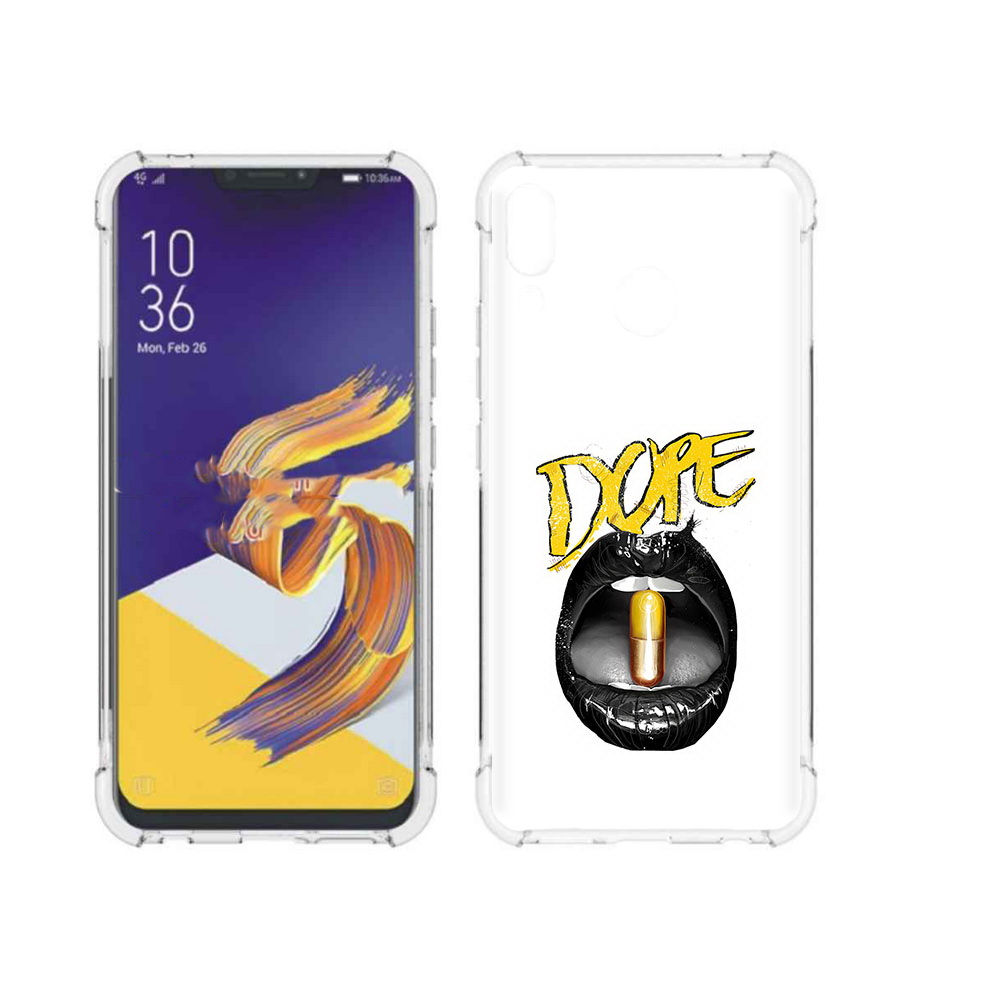 Чехол MyPads Tocco для Asus ZenFone 5 губы