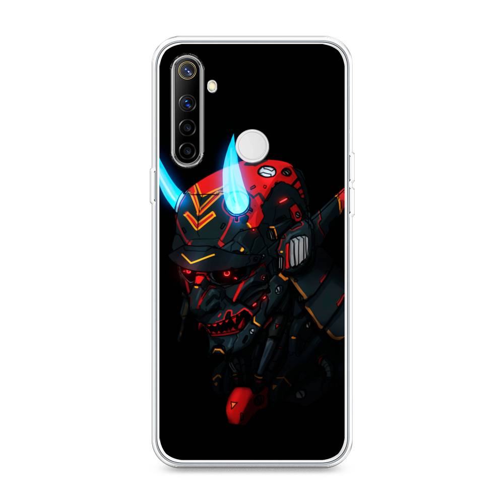 

Чехол Awog на Realme 6i "Неоновый самурай", Разноцветный, 252950-6