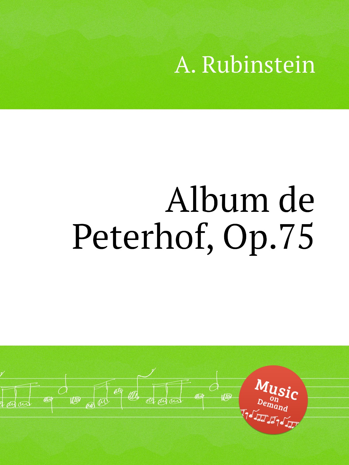 

Album de Peterhof, Op.75