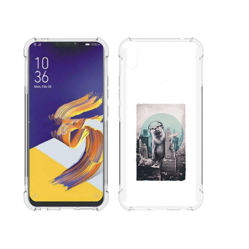 

Чехол MyPads Tocco для Asus ZenFone 5 выдра в городе, Прозрачный, Tocco
