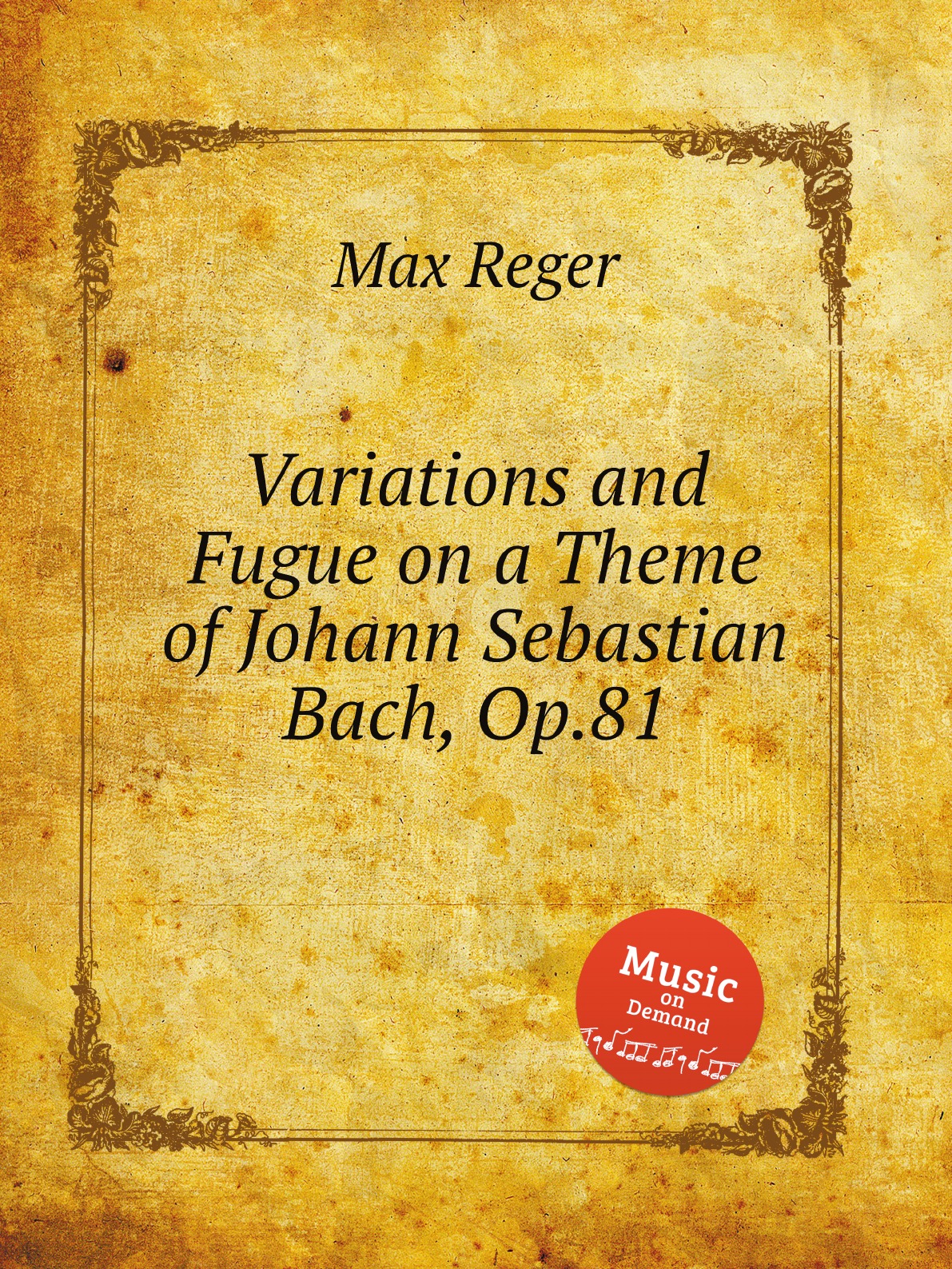 

Variations and Fugue on a Theme of Johann Sebastian Bach, Op.81