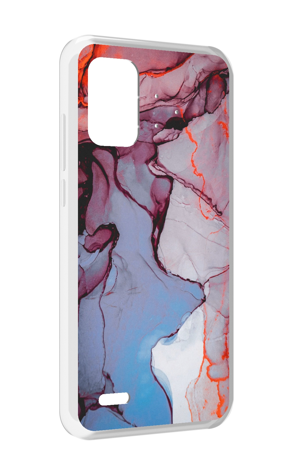 

Чехол MyPads мраморный рисунок для UMIDIGI Bison Pro, Прозрачный, Tocco