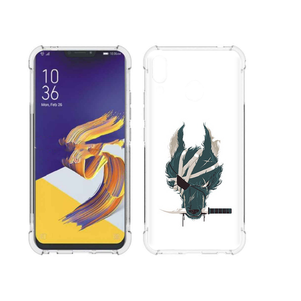 

Чехол MyPads Tocco для Asus ZenFone 5 волк-разбойник, Прозрачный, Tocco