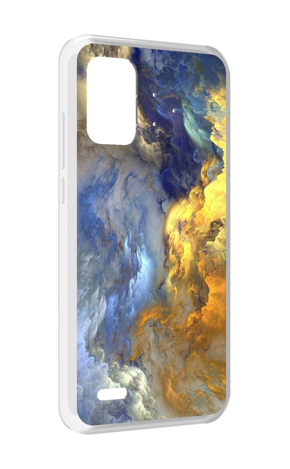 

Чехол MyPads мраморное небо для UMIDIGI Bison Pro, Прозрачный, Tocco
