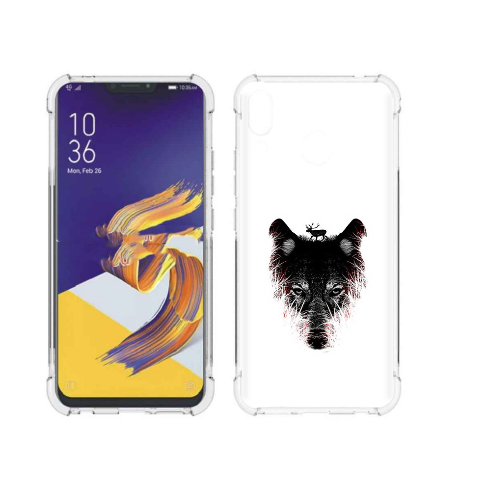 

Чехол MyPads Tocco для Asus ZenFone 5 волк в траве, Прозрачный, Tocco
