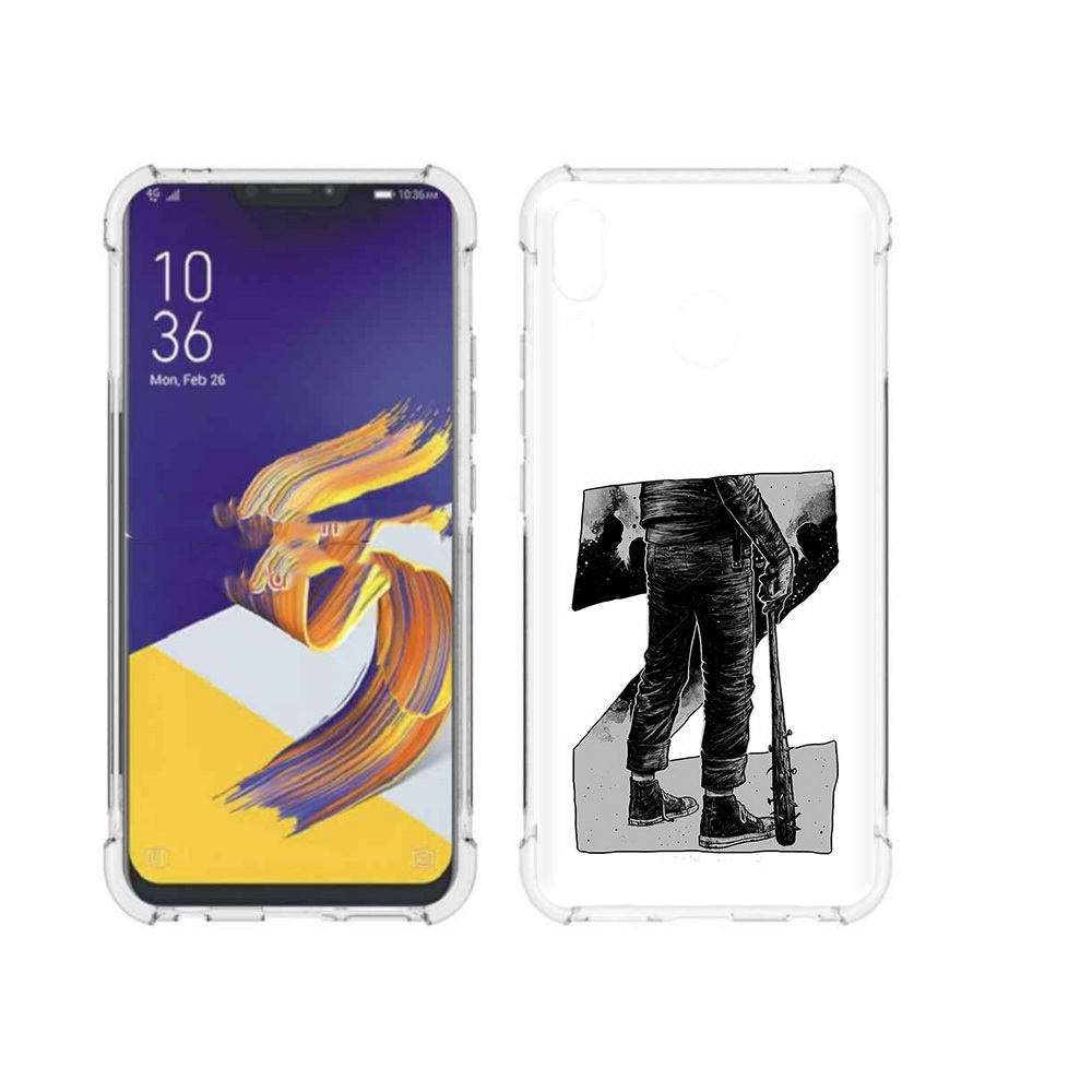 

Чехол MyPads Tocco для Asus ZenFone 5 воин черно белый, Tocco