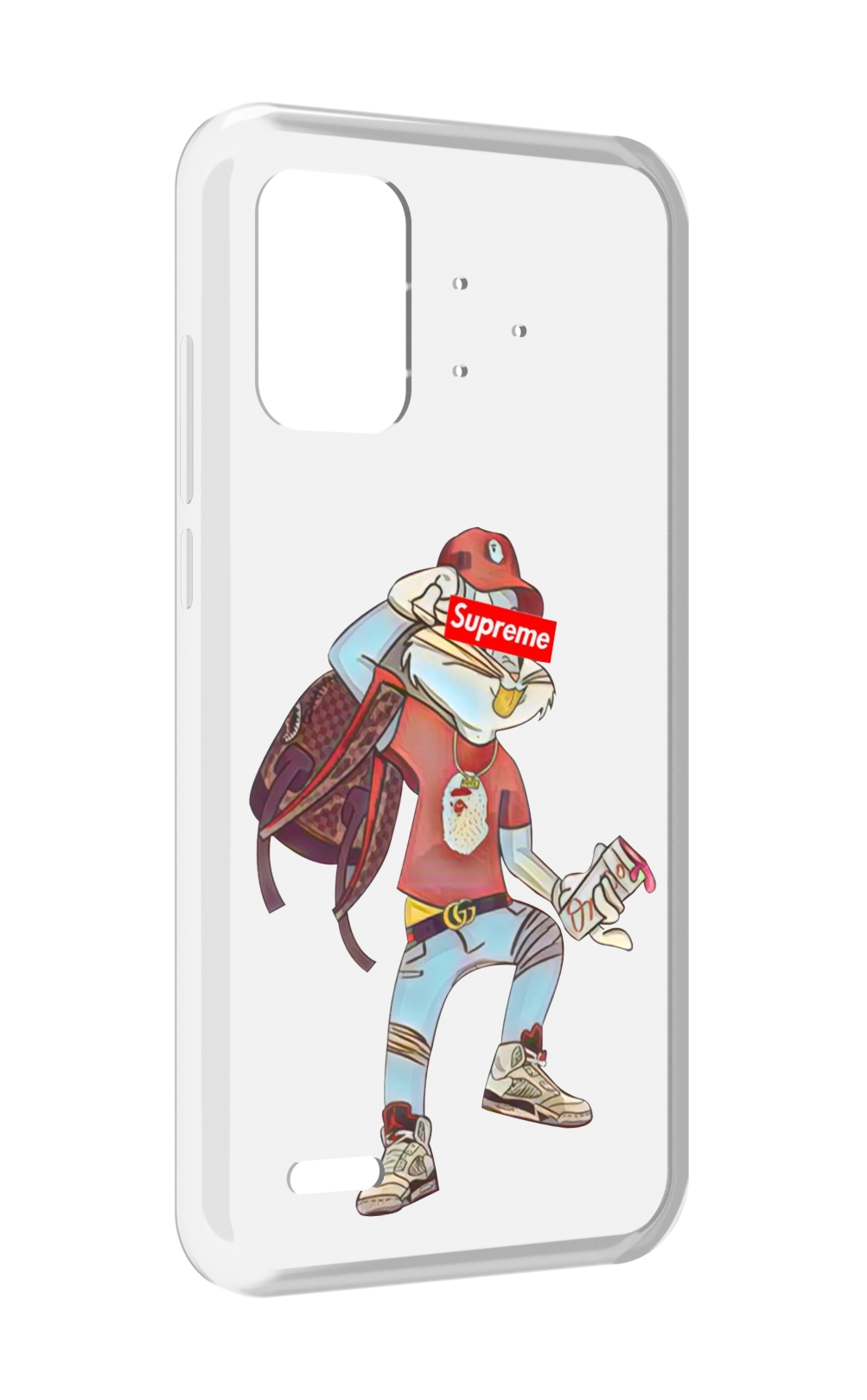 

Чехол MyPads моднявый-заяц детский для UMIDIGI Bison Pro, Прозрачный, Tocco