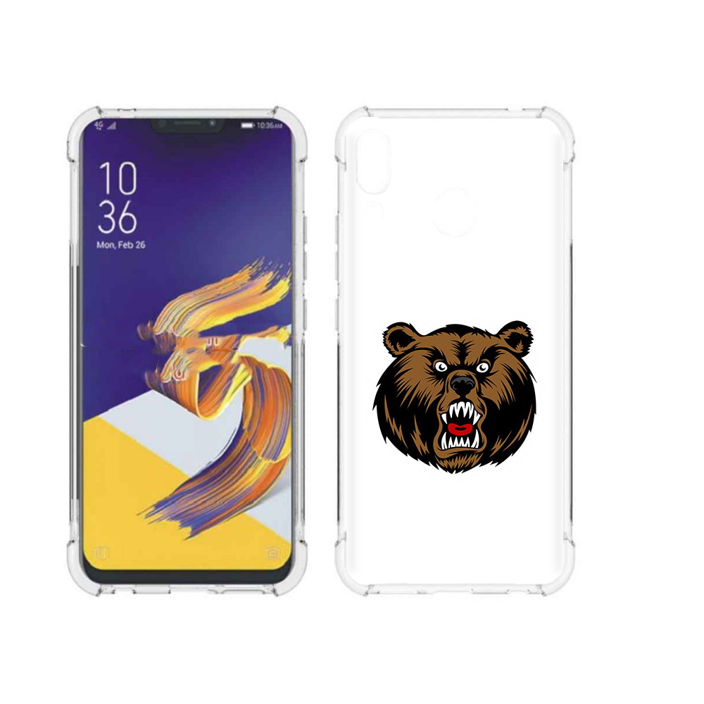 Чехол MyPads Tocco для Asus ZenFone 5 бурый