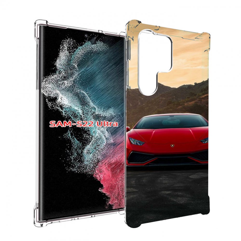 

Чехол MyPads lamborghini 1 мужской для Samsung Galaxy S23 Ultra, Прозрачный, Tocco