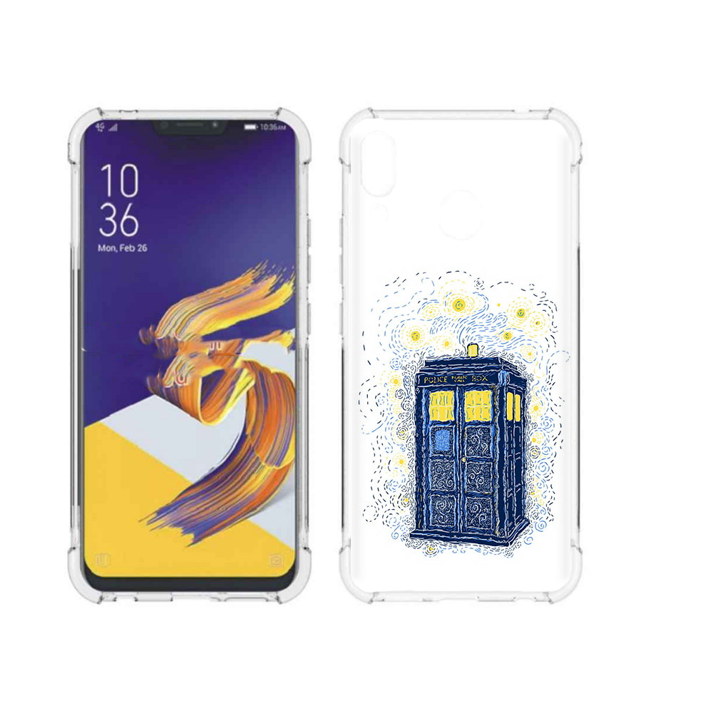 

Чехол MyPads Tocco для Asus ZenFone 5 будка рисунок, Прозрачный, Tocco