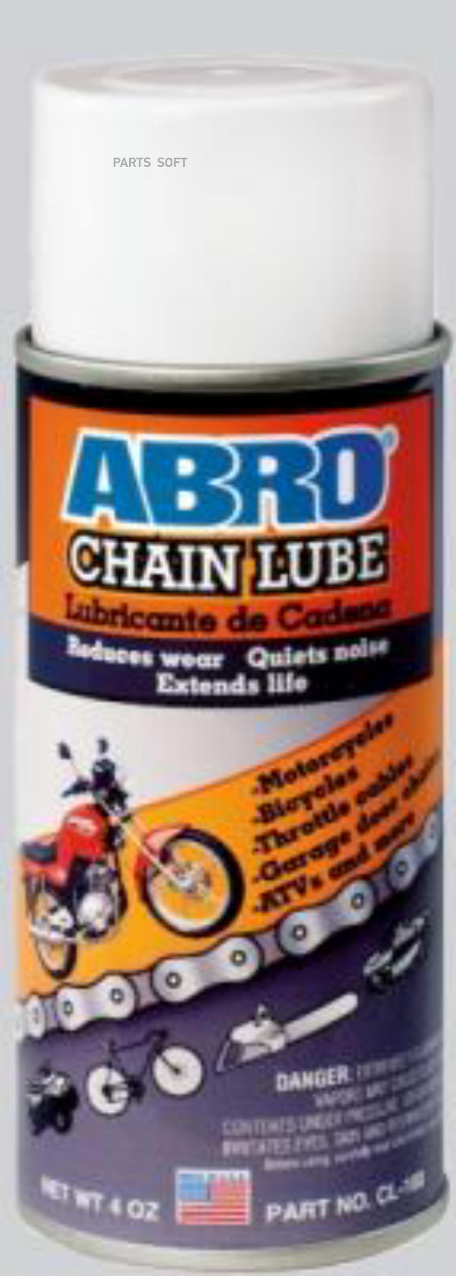 

Cl-100_смазка! Для Цепей 113г Abro ABRO арт. CL100