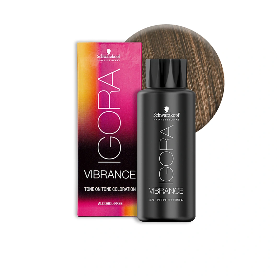 

Краска для волос Schwarzkopf Professional Igora Vibrance 7-65 ср.русый шокол.золот., 60 мл, Черный