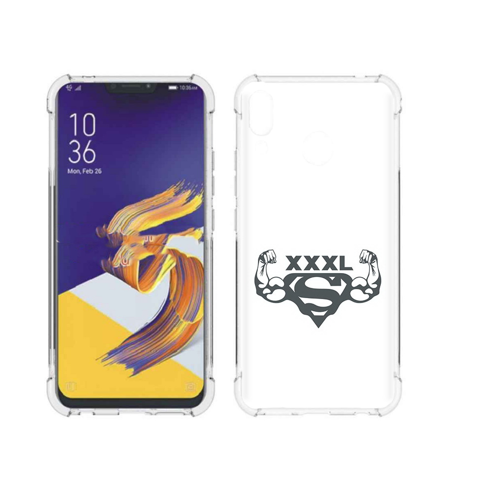 Чехол MyPads Tocco для Asus ZenFone 5 бодибилдинг супермен
