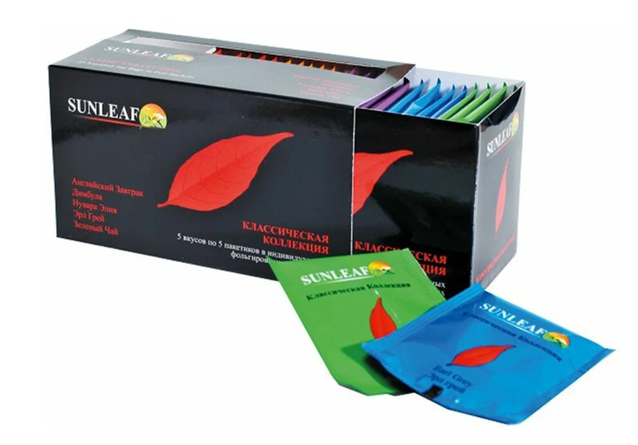 Чай Sunleaf Классическая коллекция 25пак х 2гр