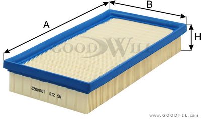 

Фильтр воздушный GOODWILL AG 249
