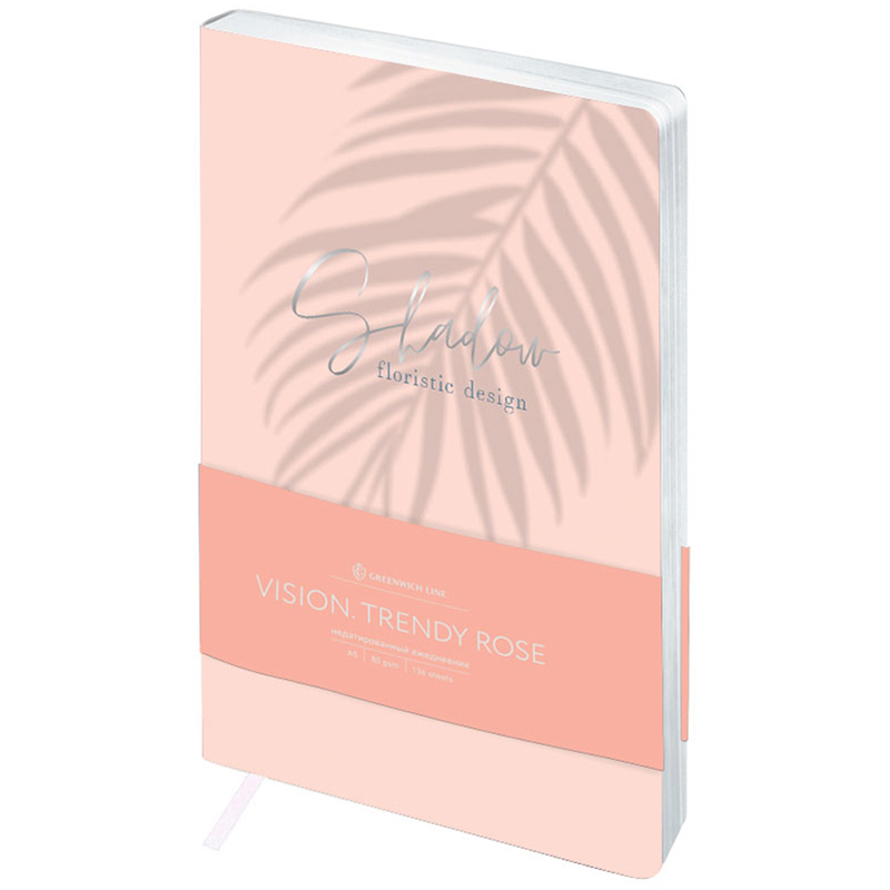 

Ежедневник недатированный Greenwich Line Vision, Trendy rose А5 136 листов 10шт