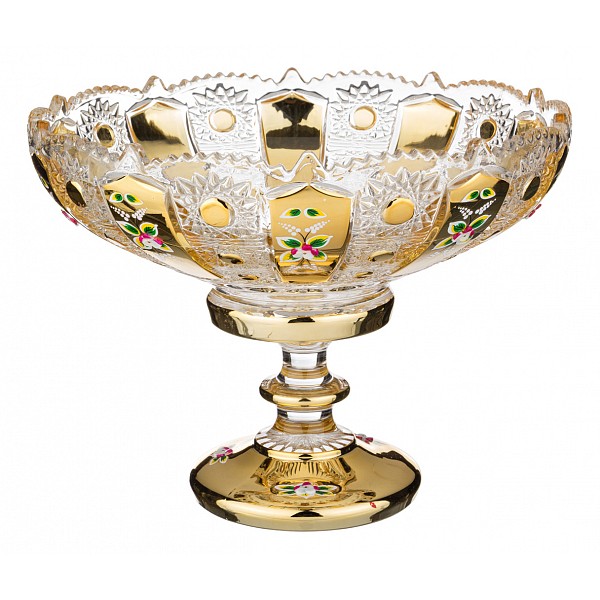 

Чаша декоративная (30х23 см) Gold Glass 195-107, Разноцветный, (30х23 см) Gold Glass 195-107