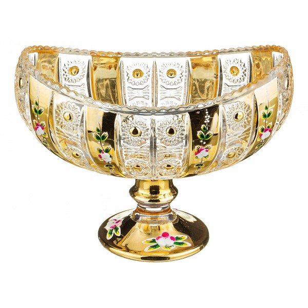 

Чаша декоративная (18х10.5х14 см) Gold Glass 195-111, (18х10.5х14 см) Gold Glass 195-111