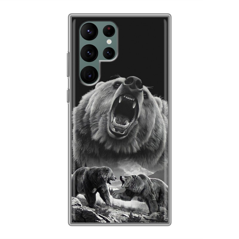 

Чехол для Samsung Galaxy S22 Ultra с рисунком и защитой камеры, 80860