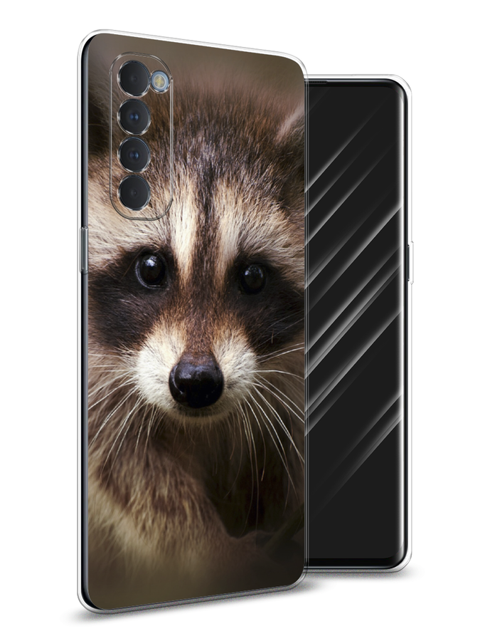 

Чехол Awog на Oppo Reno 4 Pro "Енот", Разноцветный, 258950-1