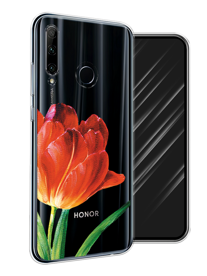 

Чехол Awog на Honor 10i "Доброе утро", Синий;белый;черный, 68850-2