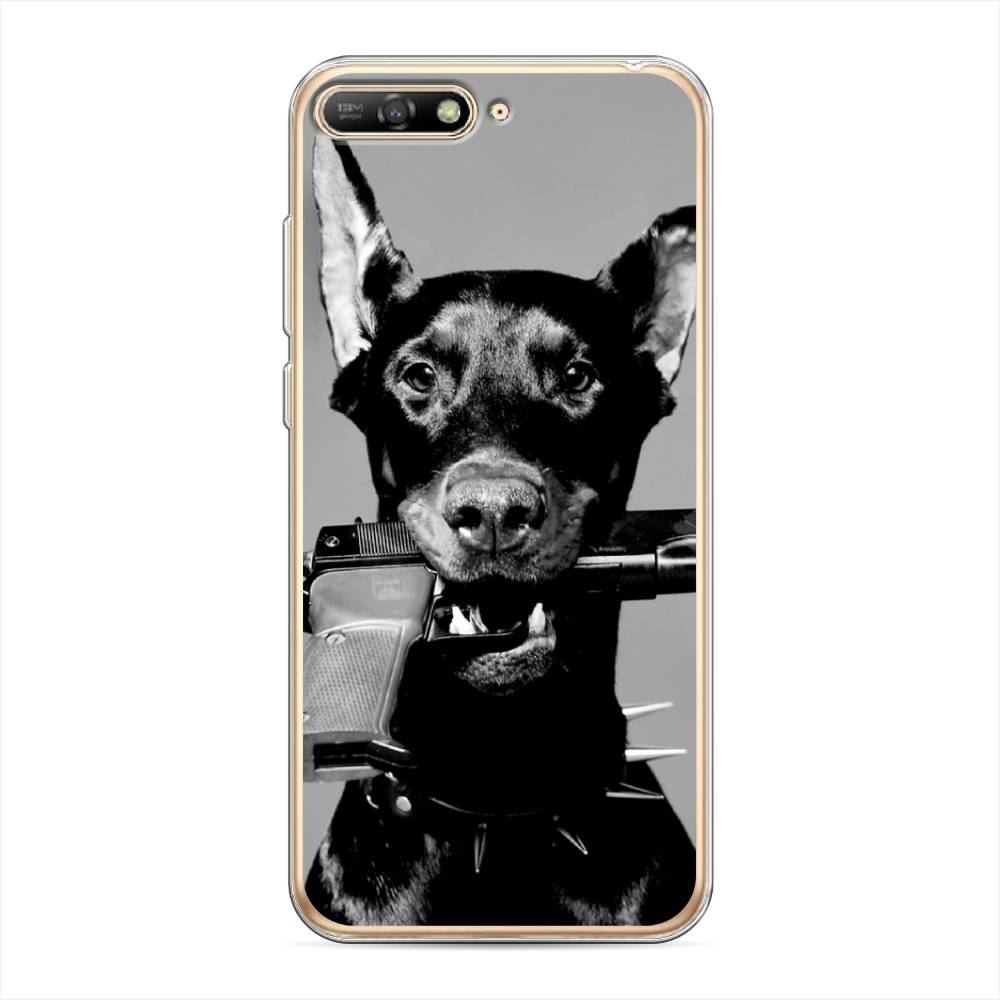 

Чехол Awog "Доберман" для Huawei Y6 2018