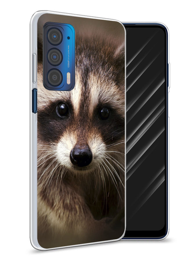

Чехол Awog на Motorola Edge (2021) "Енот", Разноцветный, 242950-1