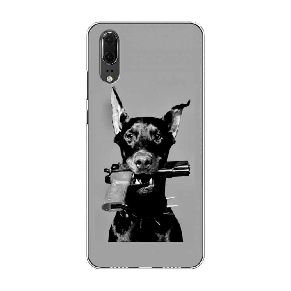 

Чехол Awog "Доберман" для Huawei P20