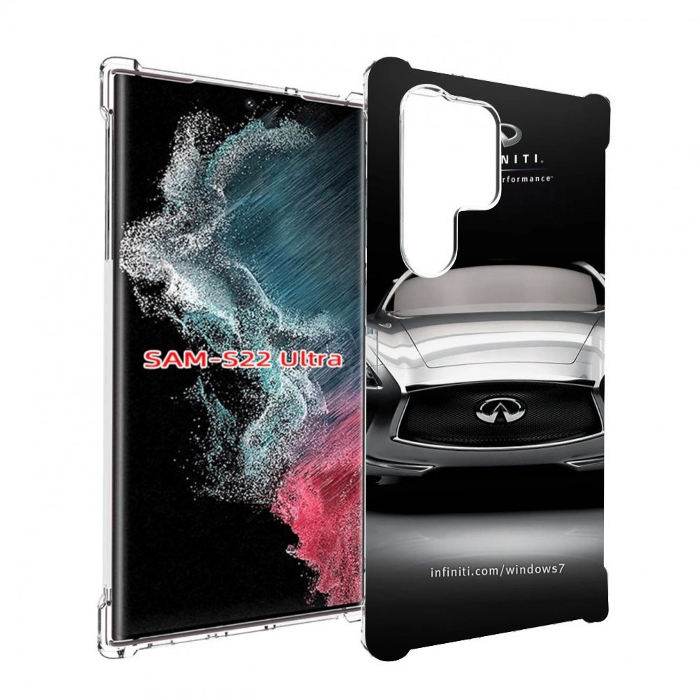 Чехол MyPads infiniti-1 для Samsung Galaxy S23 Ultra Tocco