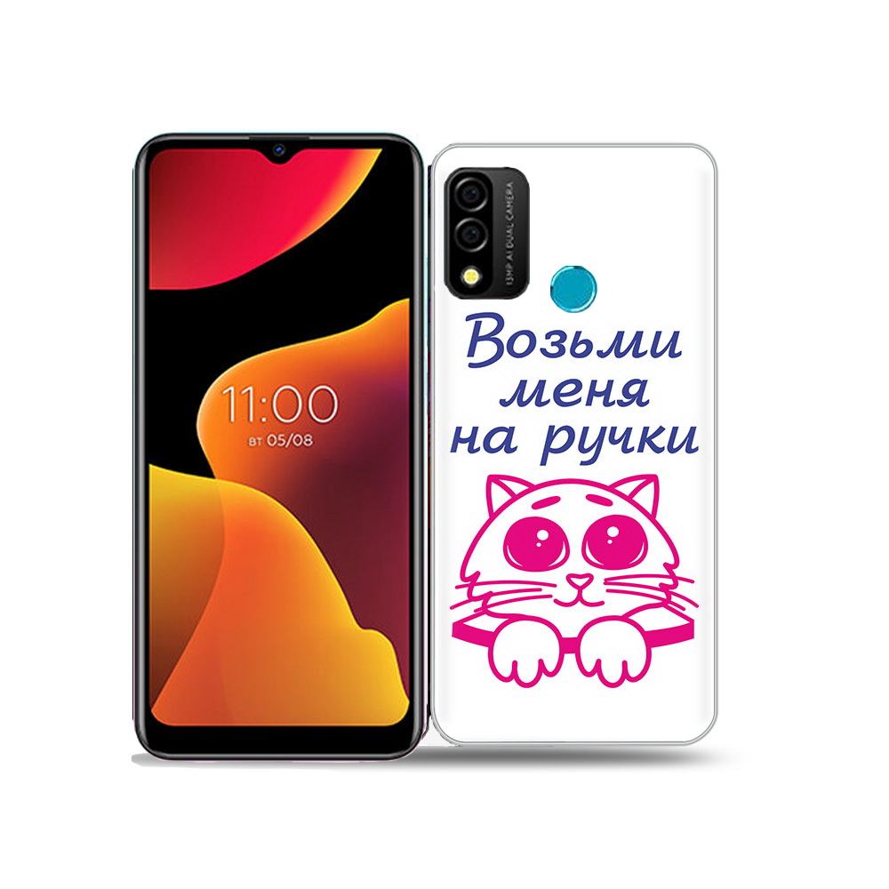 

Чехол MyPads Tocco для BQ 6645L Element мяу, Прозрачный, Tocco