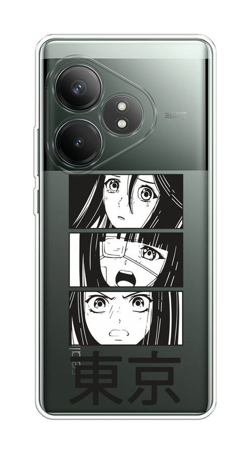 

Чехол на Realme GT Neo 6 SE "Tokyo girls", Белый;черный;прозрачный, 2516850-1