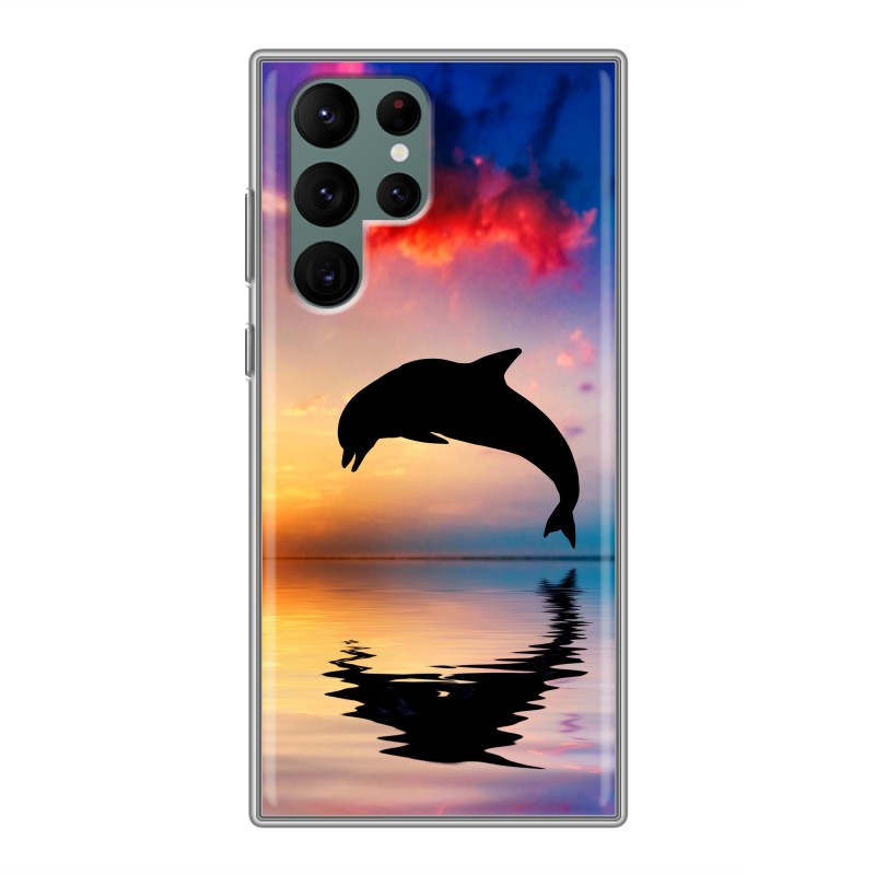 фото Чехол для samsung galaxy s22 ultra с рисунком и защитой камеры 100gadgets