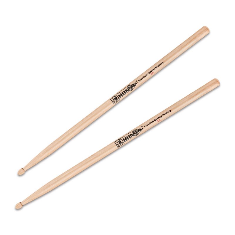 

Барабанные палочки HUN 5A Hickory Series Acorn tip, HUN 5A Hickory Series, Acorn tip