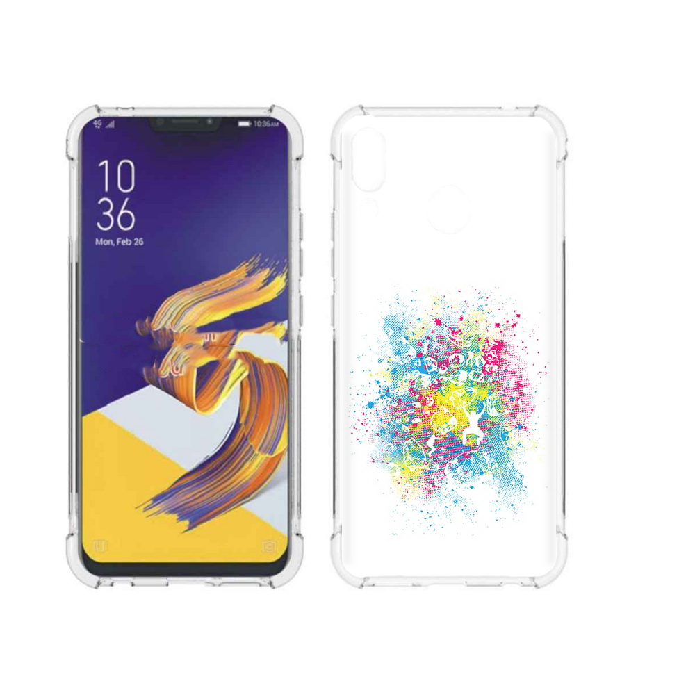 Чехол MyPads Tocco для Asus ZenFone 5 акварель абстракция
