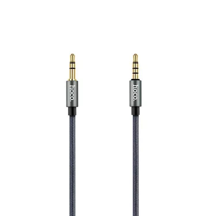 

Кабель Hoco Noble UPA04 3.5 Jack/M - 3.5 Jack/M с микрофоном Grey