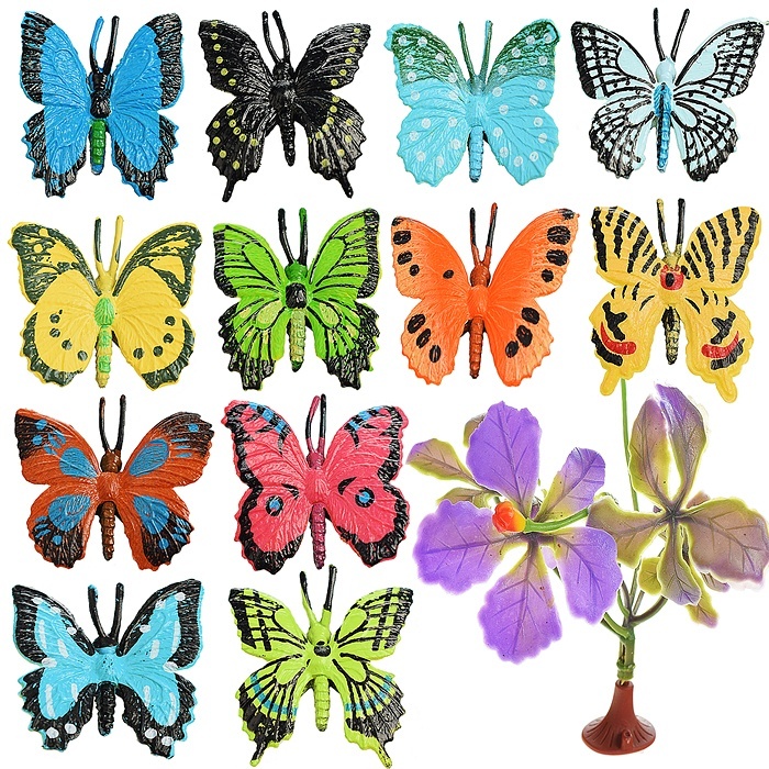 Фигурка Tongde Бабочки, 13 предметов LT05-8A