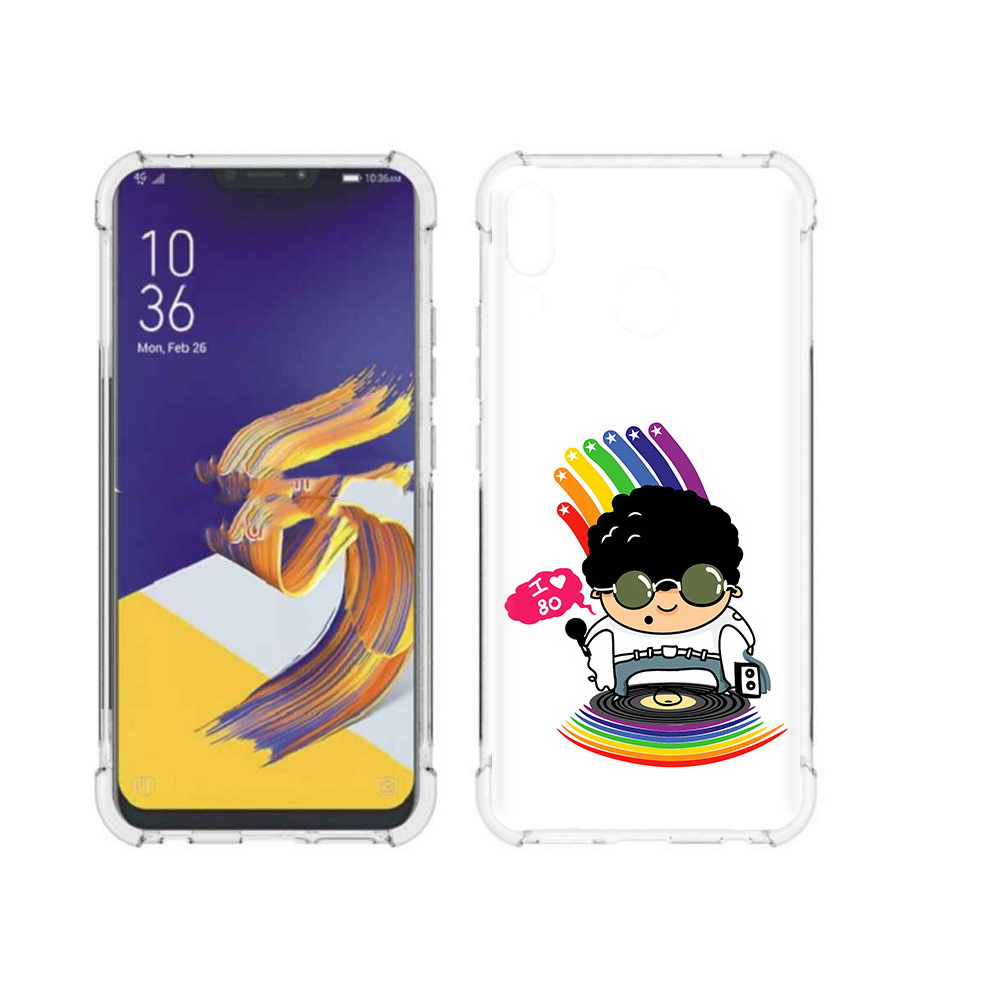 

Чехол MyPads Tocco для Asus ZenFone 5 Я люблю 80-е, Прозрачный, Tocco