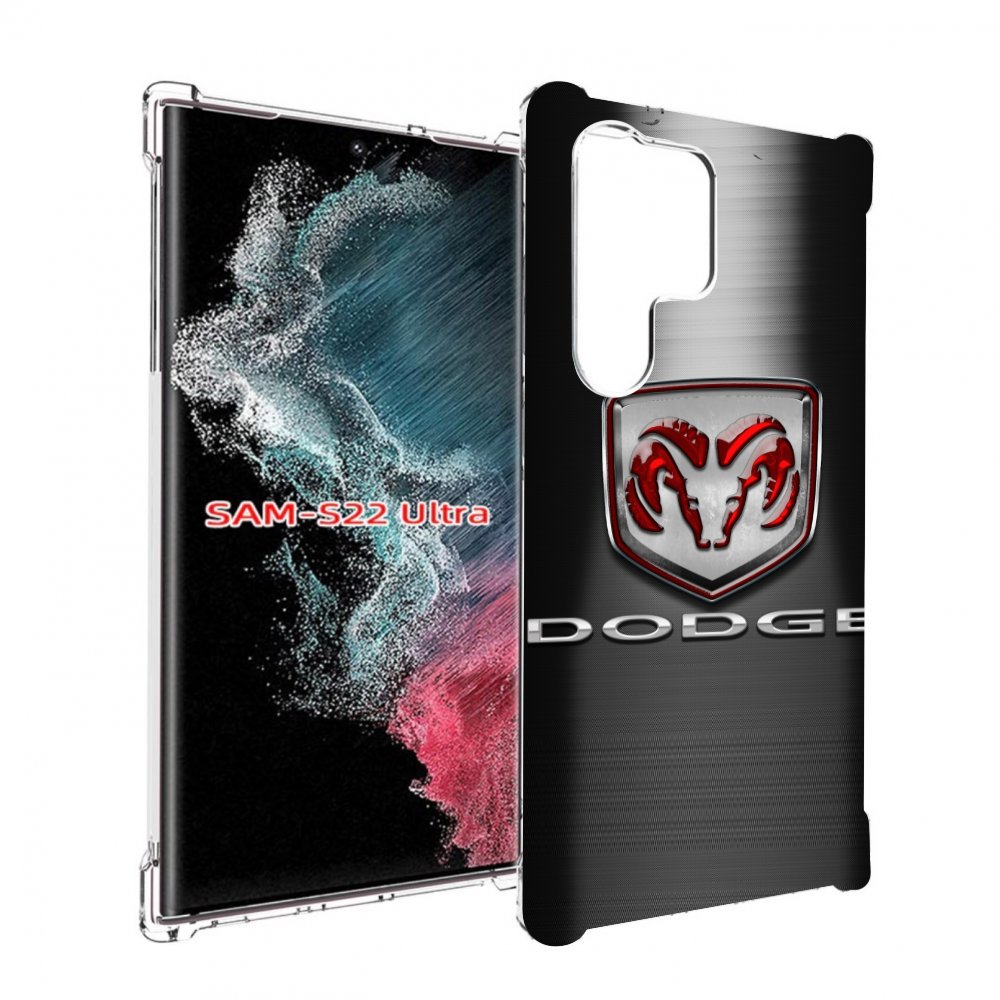 Чехол MyPads dodge 1 мужской для Samsung Galaxy S23 Ultra