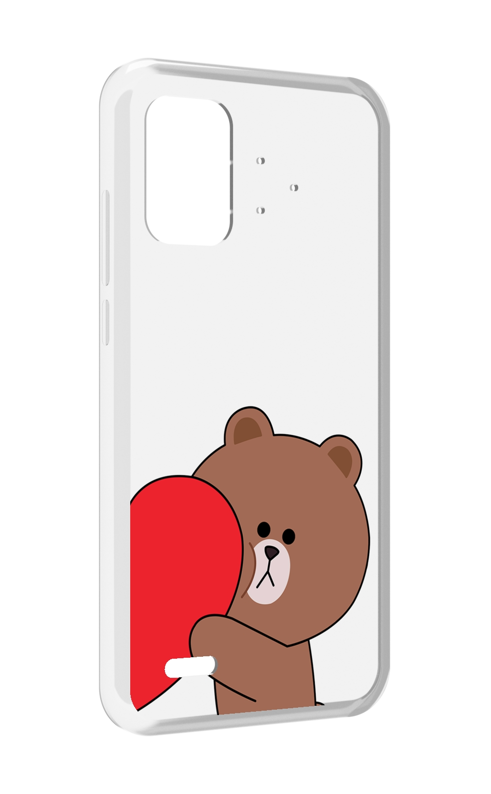 

Чехол MyPads медвежонок детский для UMIDIGI Bison Pro, Прозрачный, Tocco